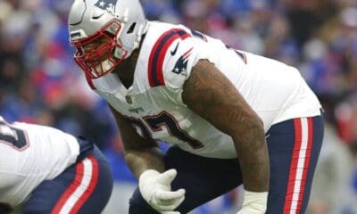 New England Patriots left tackle Trent Brown