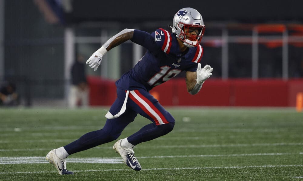 New England Patriots rookie Christian Gonzalez makes his NFL debut