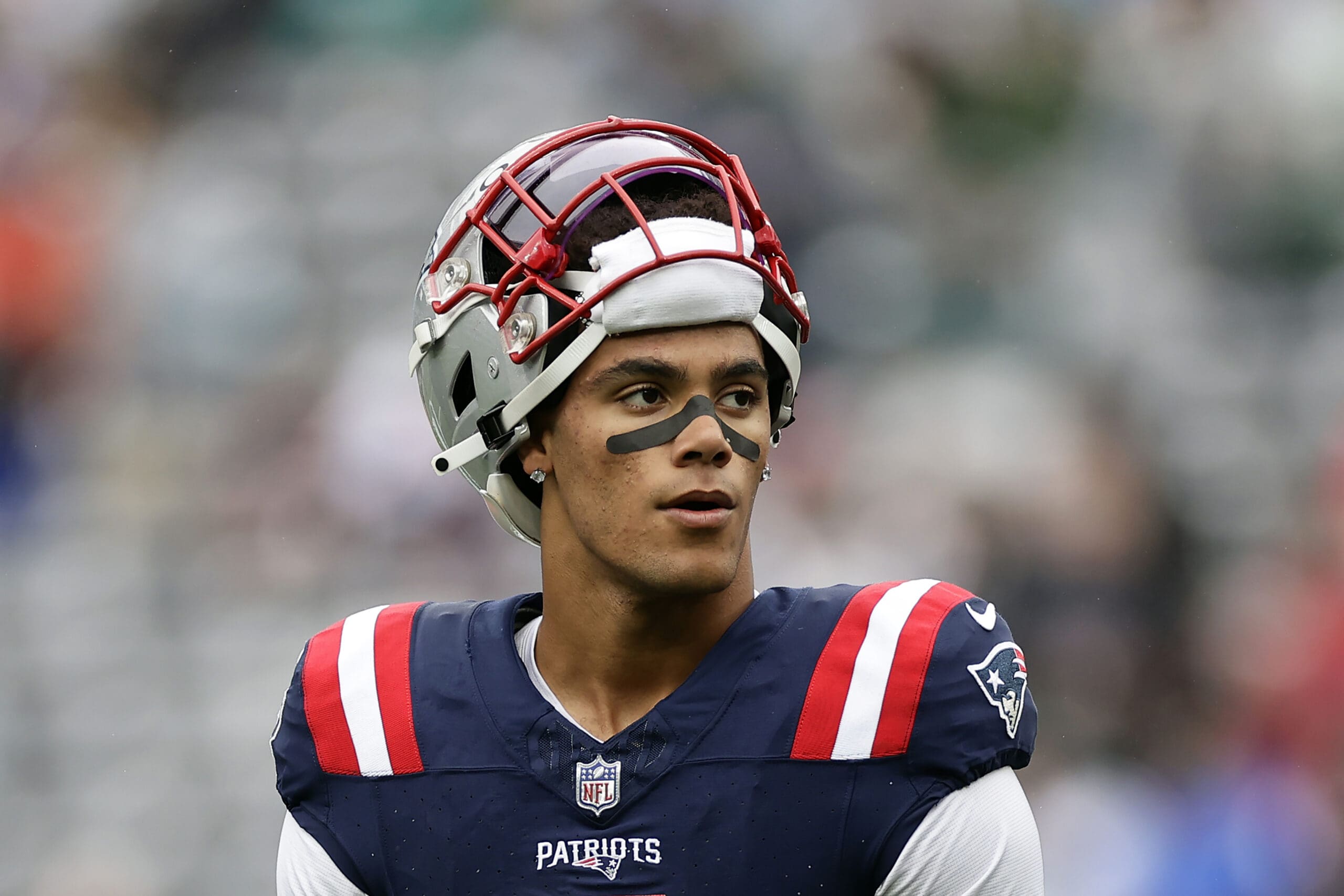 New England Patriots cornerback Christian Gonzalez