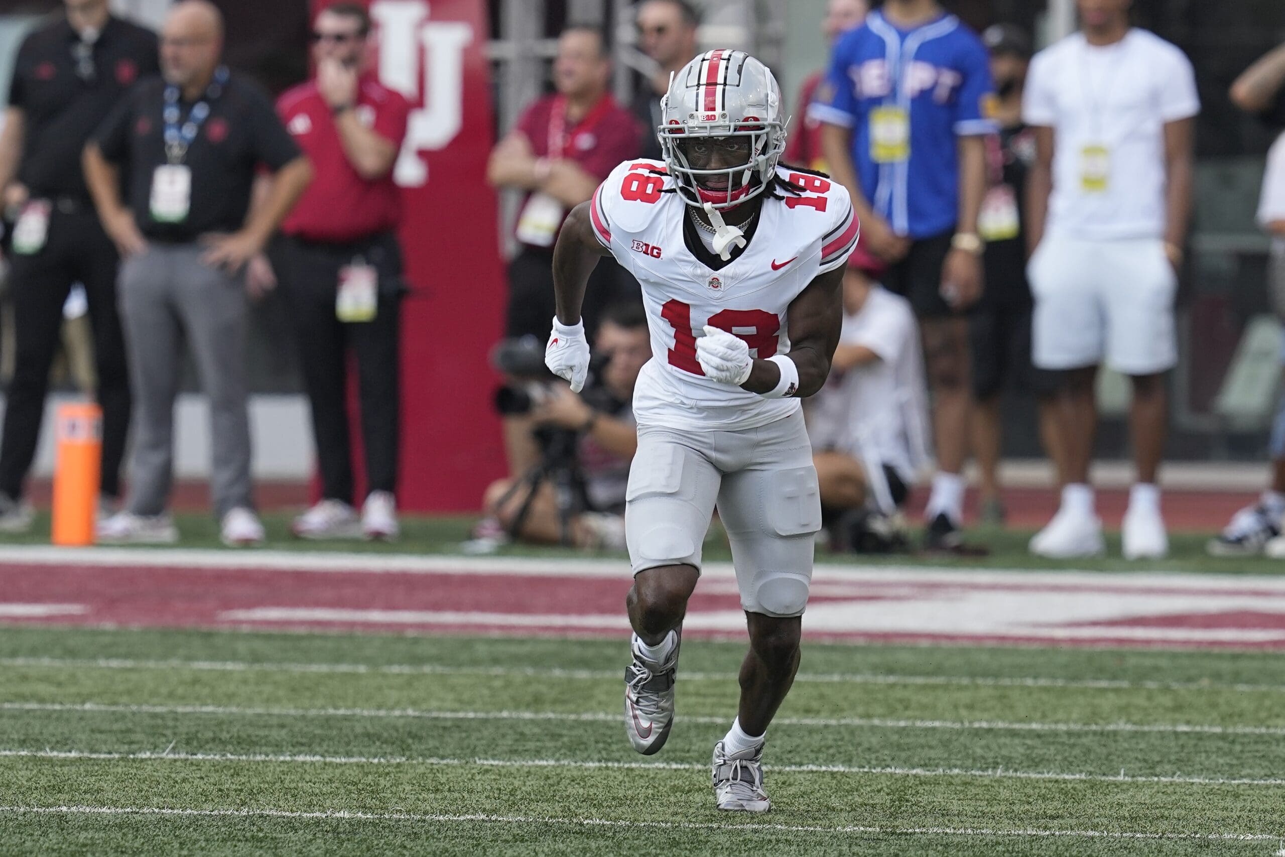NFL Draft prospect, Ohio State's Marvin Harrison, Jr. is the top wide receiver prospect in the 2024 NFL Draft. Will the New England Patriots select him third overall?