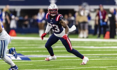 New England Patriots safety Kyle Dugger