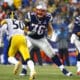 New England Patriots tackle Sebastian Vollmer (76) in the second half of an NFL football game against the Pittsburgh Steelers Thursday, Sept. 10, 2015, in Foxborough, Mass. (AP Photo/Winslow Townson)