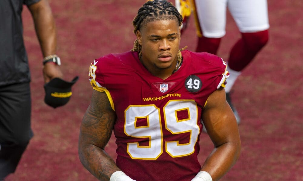 Chase Young was one of the players moved at the NFL Trade Deadline, but the New England Patriots did not make any moves.