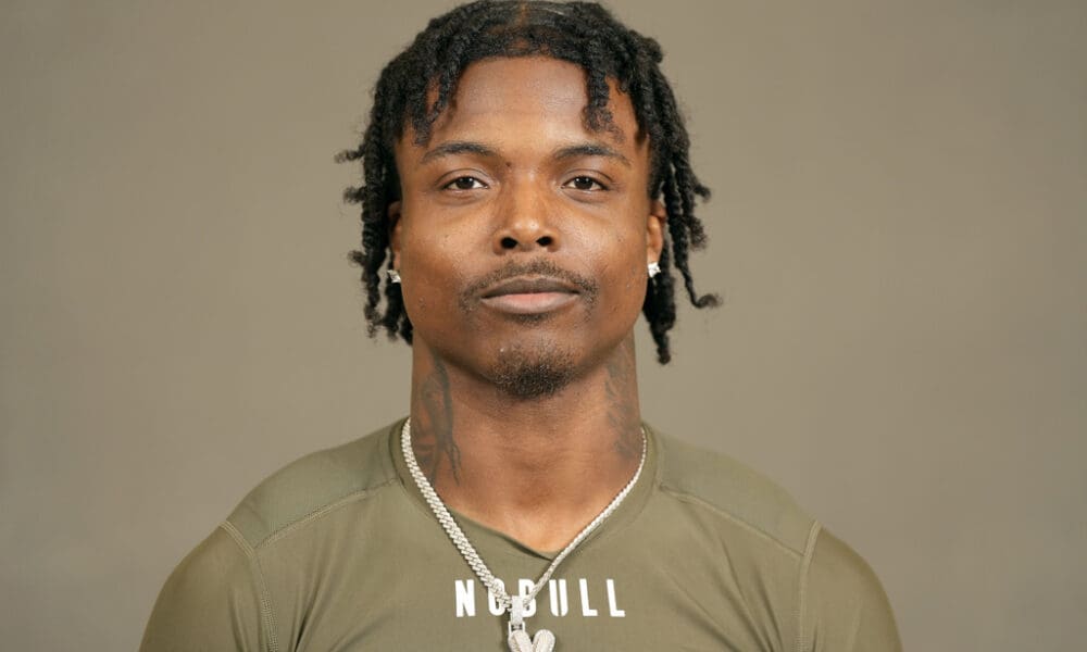 FILE - Oregon defensive back Khyree Jackson poses for a portrait at the NFL football Combine, Wednesday, Feb. 28, 2024, in Indianapolis. Minnesota Vikings rookie cornerback Khyree Jackson was killed Saturday morning, July 6, 2024, in a car crash in Maryland, police and the team said. New England Patriots. ( (Doug Benc/AP Images for the NFL, File)