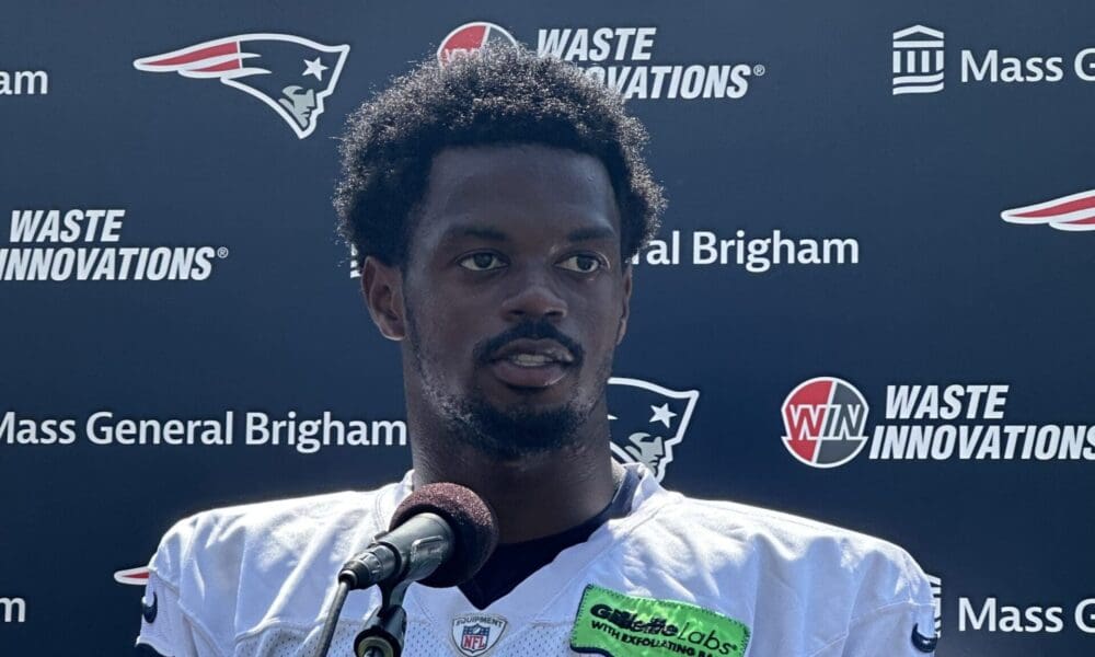 New England Patriots wide receiver Tyquan Thornton
