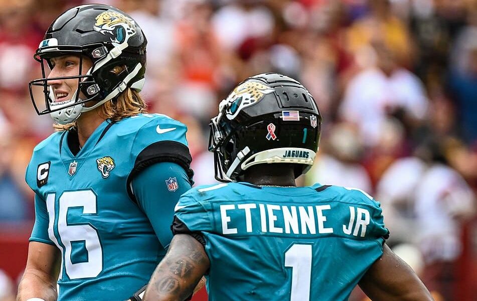 Jacksonville Jaguars running back Travis Etienne Jr. will be inactive for Week 7 against the New England Patriots