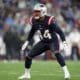 New England Patriots linebacker Joe Giles-Harris plays against the Carolina Panthers during the first half of a preseason NFL football game, Thursday, Aug. 8, 2024, in Foxborough, Mass. (AP Photo/Michael Dwyer)
