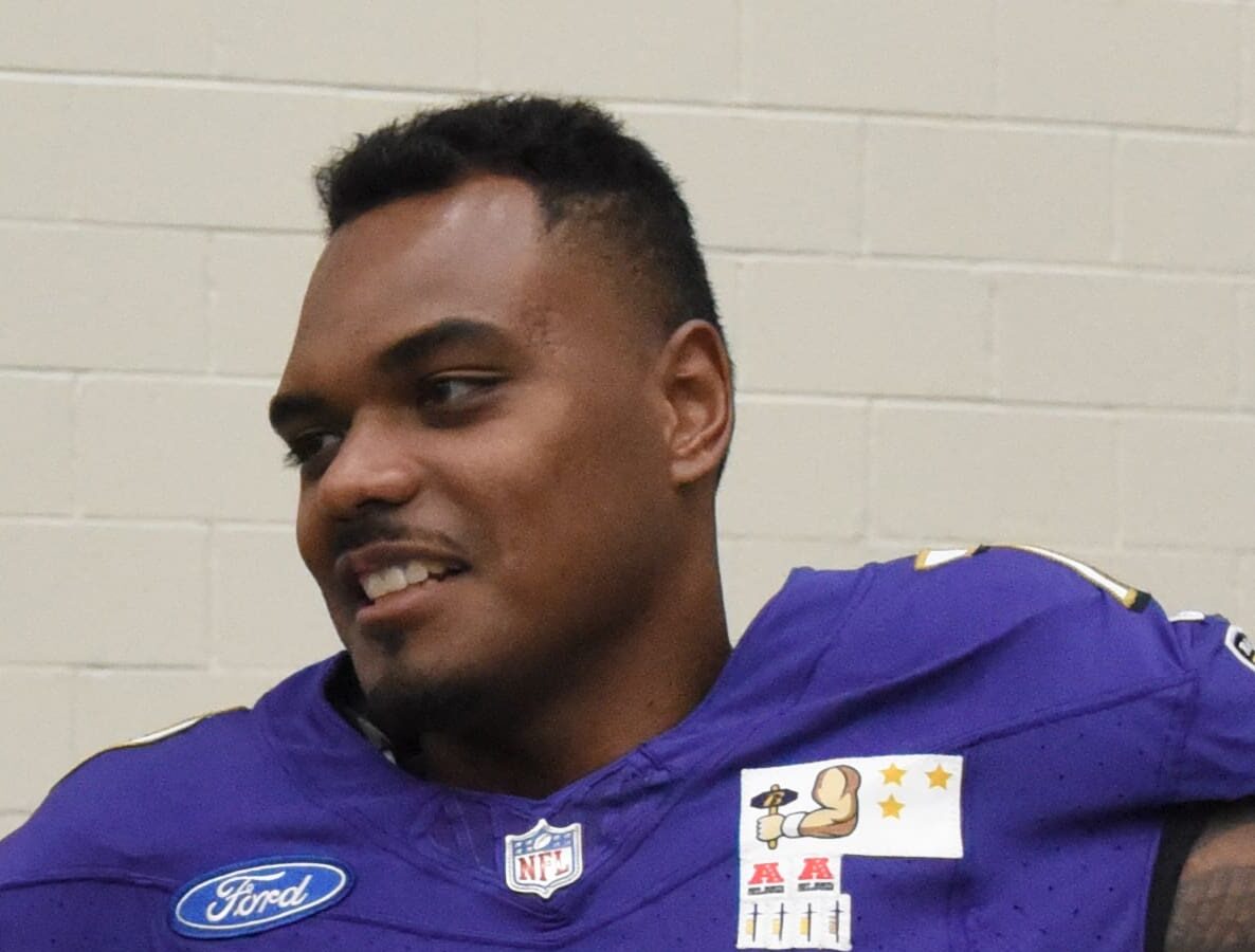 Ronnie Stanley Ravens Training Camp, August 2023 By Maryland GovPics - Ravens Training Camp, CC BY 2.0, https://commons.wikimedia.org/w/index.php?curid=135974219